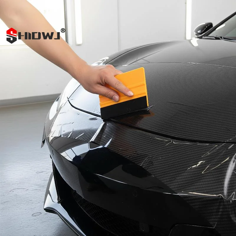 Vinyl Squeegee Tool 4 Inch Car Sticker Carbon Film Install Felt Fabric Scraper Window Film Tinting Tool Vinyl Wrapping Spatulas