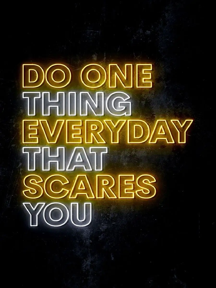 Text Art Collection Do One Thing Everyday  Inspirational Poster for Interior Design  Home Decor