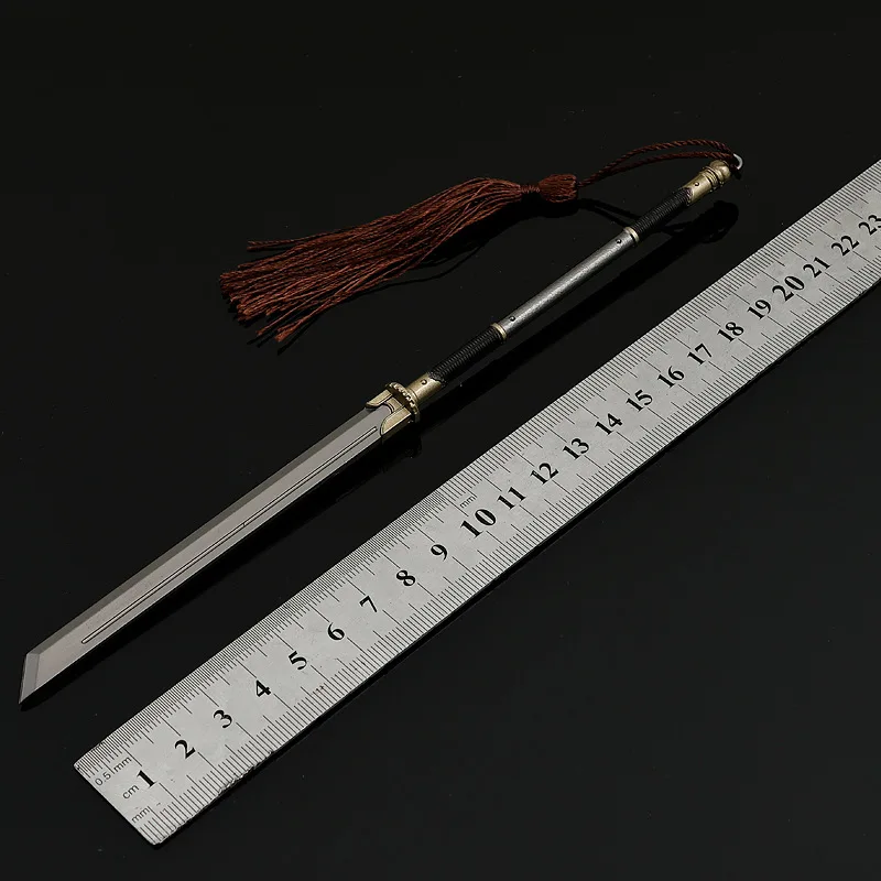 22cm The Wild Blade of Strangers Film Peripherals Toy Sword Weapon Model All Metal Crafts Toy Model Ornaments Collectibles Gifts