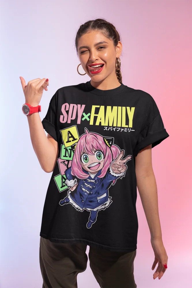 x FAMILY Unisex Anya T-Shirt for Men & Women Anime, Forger Shirt Soft Tee