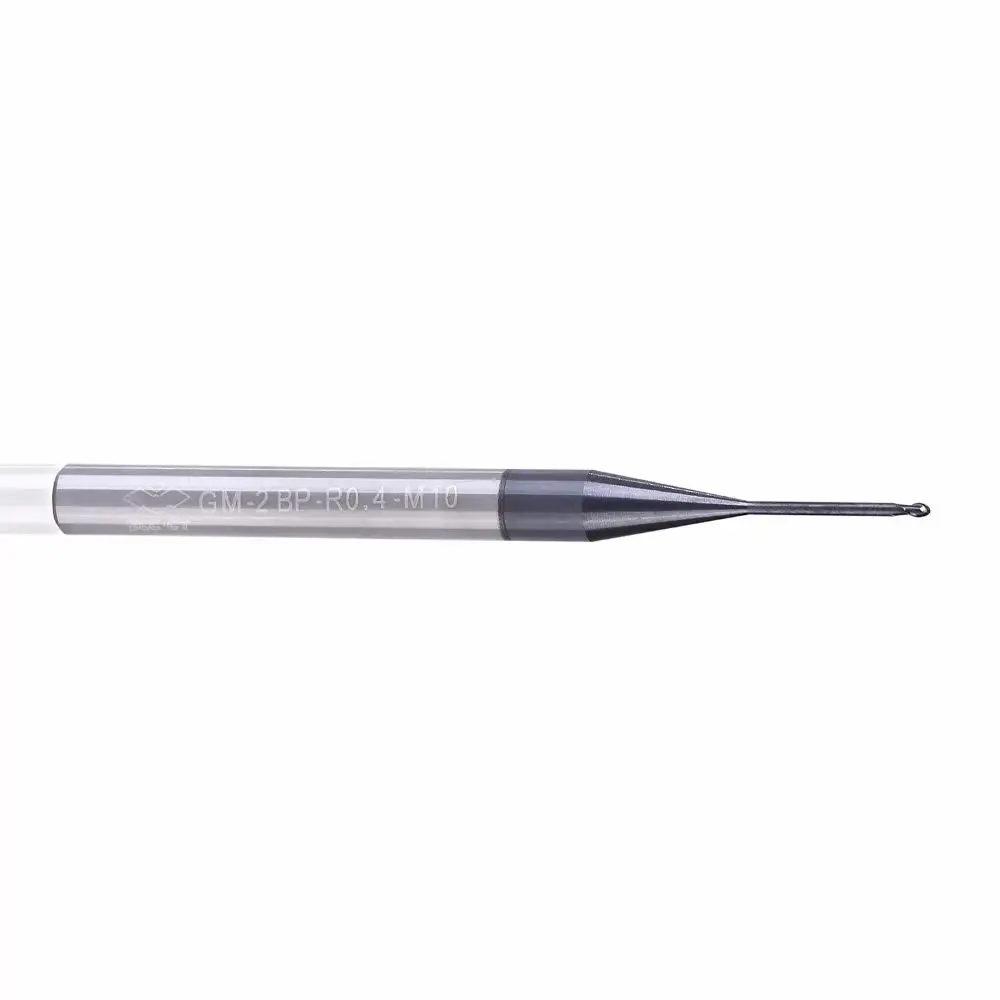 

GM-2BP-R0.75-M08 ZCC.CT 2 edge straight shank long neck short edge ball end mill GM-2BP 2Flute Ball nose end mill Ball End mills