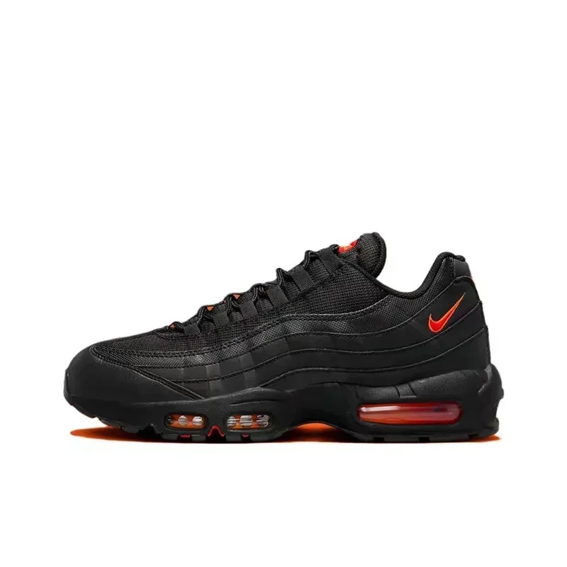 Nike Air Max 95 Men's Running Shoes Encapsulated Anti-Slip Durable Shock-absorbing Breathable Sneakers Black FZ4626-002