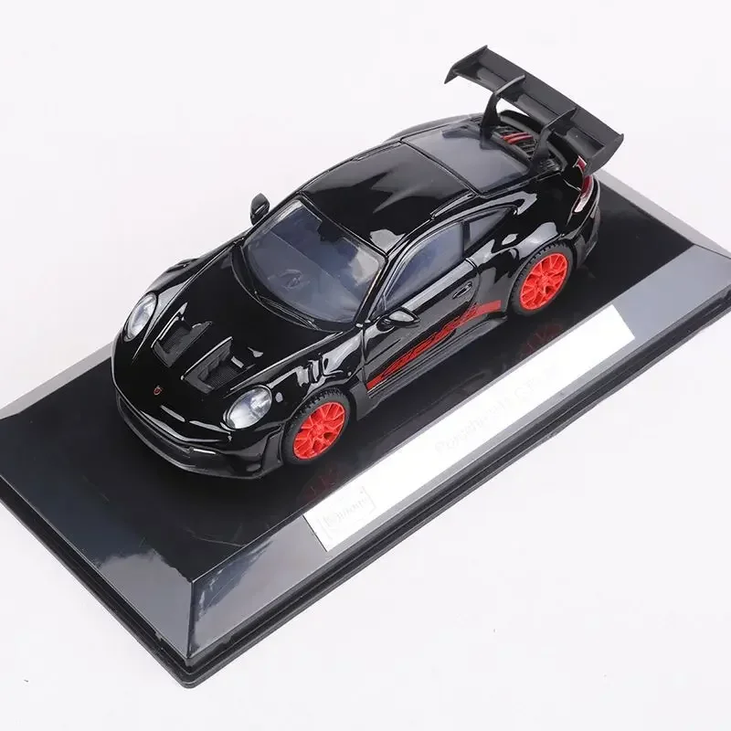 Porsche 911 GT3 RS Super Model samochodu Dzieci Chłopiec Mężczyzna Zabawka Pojazd z wyświetlaczem Diecast 1:43 Prezent urodzinowy Miniatura Voiture