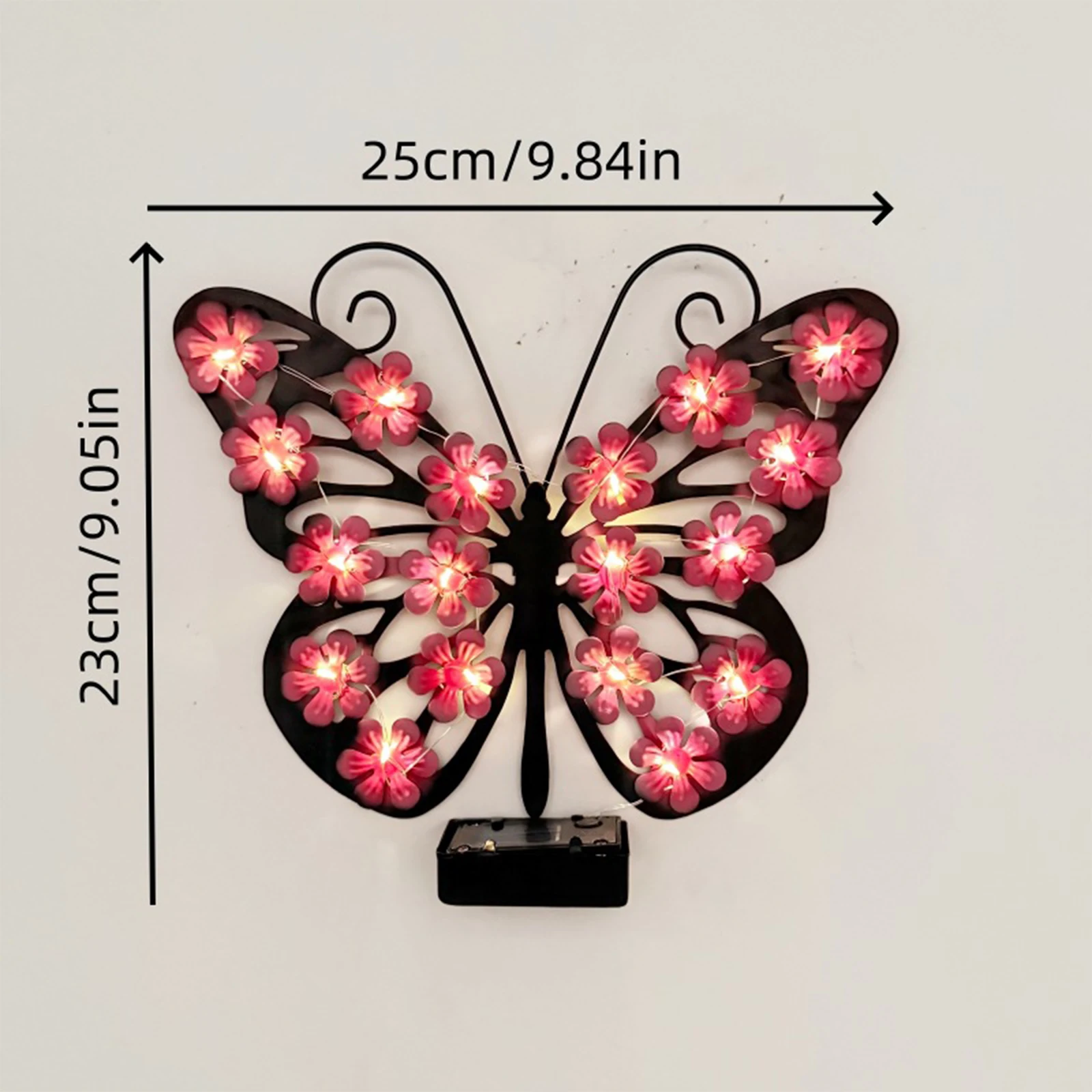 Solar Butterflies Lights Decoration Weather Resist Butterfly Flower Garden Lamps Waterproof for Garden Patio Porch Yard view 4