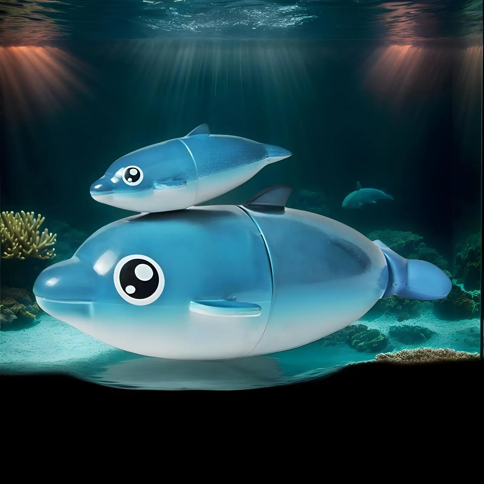 Kid Bath Toys Automatic Floating Fish Toys for Child Bathing Early Learning Game Interactive Bathtub Water Game for Preschool