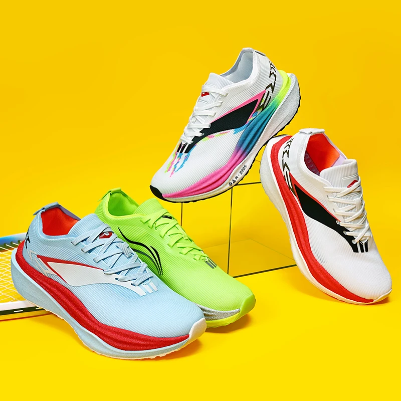 

Летающие электрические кроссовки MD, амортизирующие кроссовки для марафонского бега на легкой подошве, кроссовки с сеткой