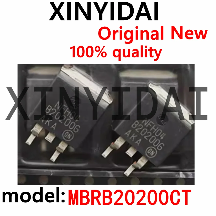 

10PCS MBRB20200CT B20200G 20A 200V TO-263 brand new original