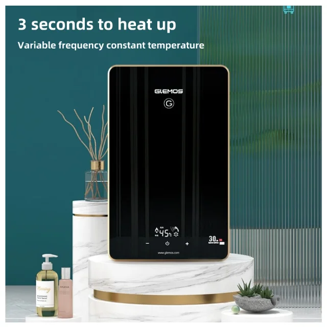 Água quente sem fim usado aquecedor de água quente elétrico instantâneo tankless inteligente chuveiro aquecedor de água chau eau elétrico