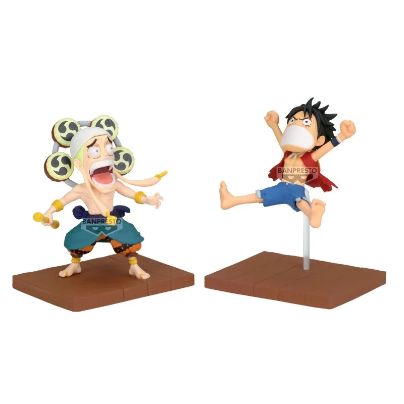 Gloednieuwe Echte en Ongeopende Bandai Banpresto Een Stuk Wcf Story Arc Serie Luffy Enel Anime Actiefiguren Model Verzamelen