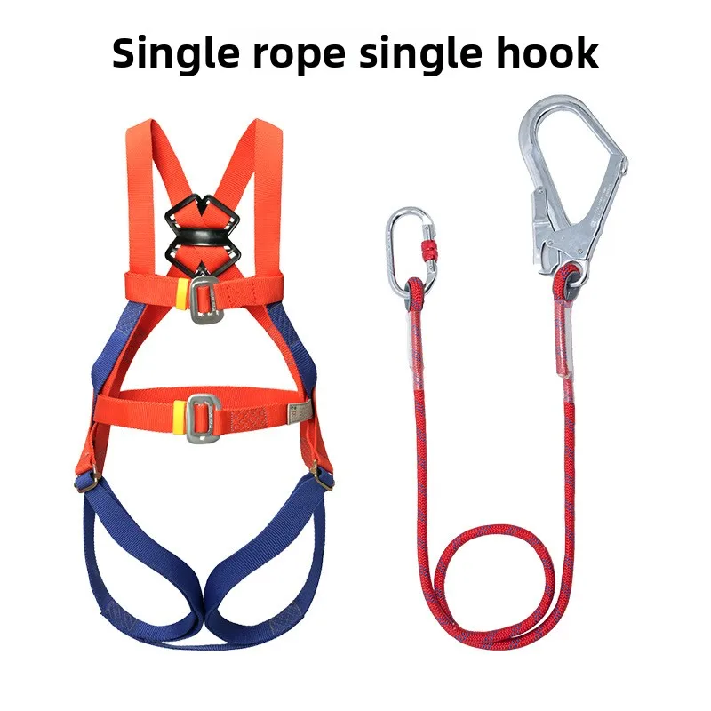 

Outdoors Professional Safety Harnesses Fall Protection Durable Polypropylene Fibre Material for Hiking Camping Adventure Tool