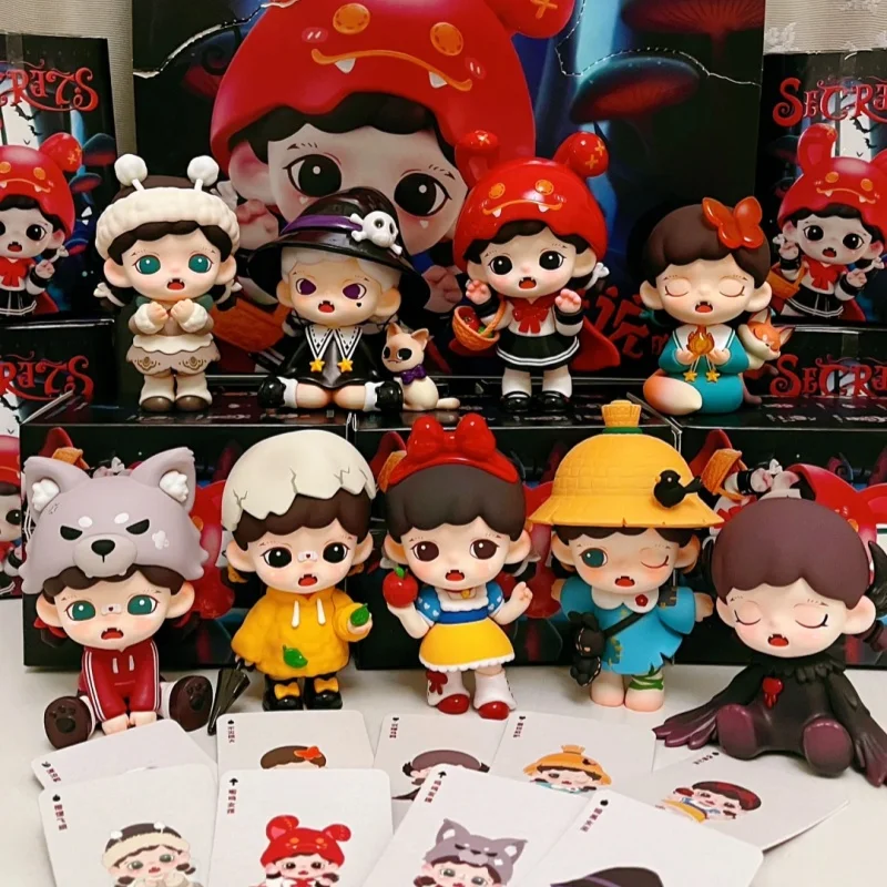 Zoraa ein Geheimnis, das wir Serie Blind Box nicht erzählen können die 2 Version Mystery Box kawaii zoraa Desktop-Dekoration Überraschung Weihnachts geschenk