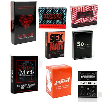 SEXMATE - All English, Bedroom Command, Adult Fun Card Games Drinking Game Friends Party Drinking Game Party Game for Duel Dare