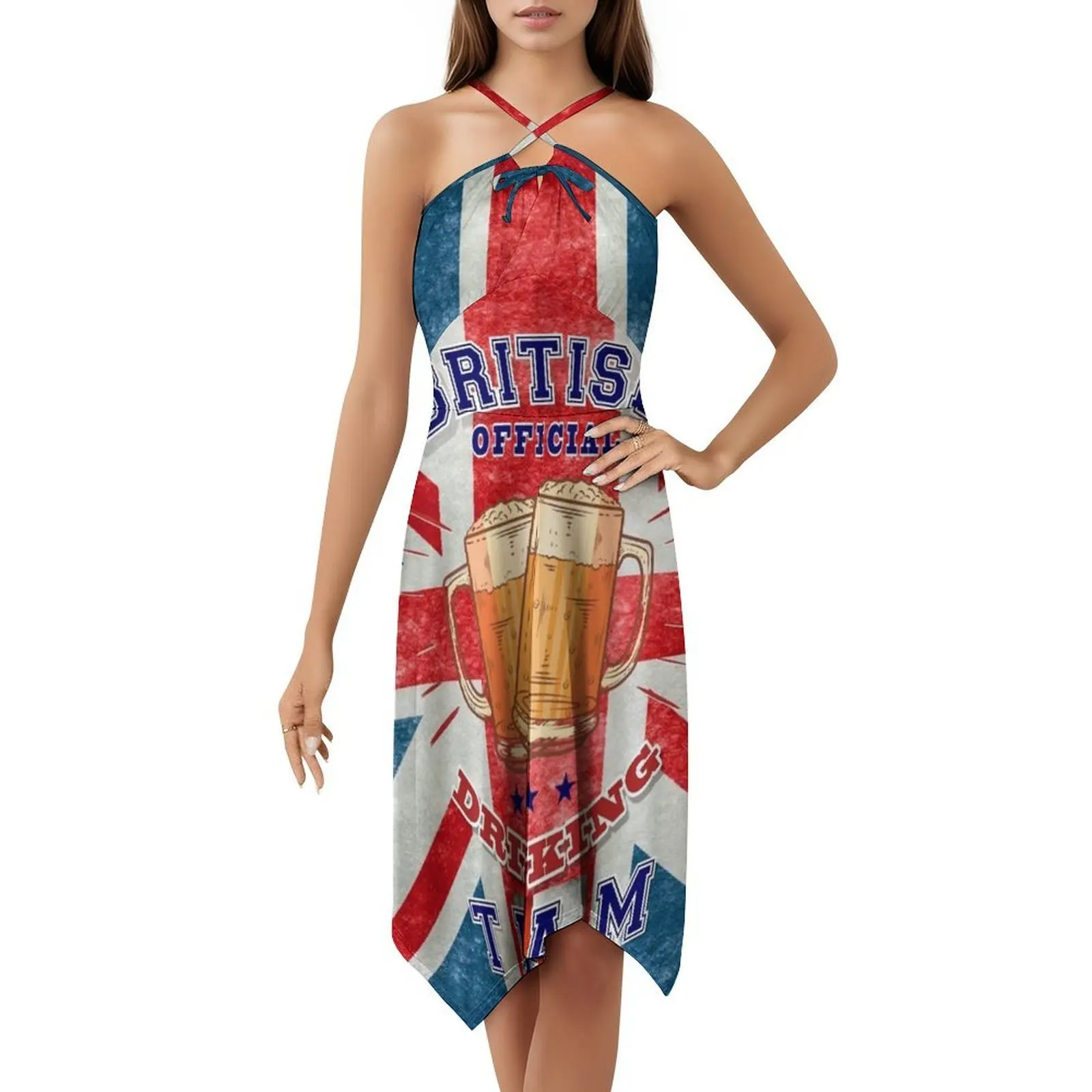 فستان رسمي لفريق الشرب البريطاني بوهو شيك أنيق لحفلات الزفاف على الشاطئ، فستان رسمي لفريق الشرب البريطاني البريطاني #5