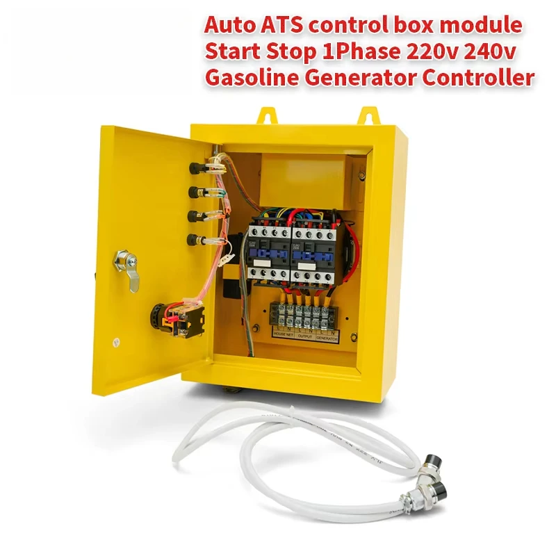 220v 240v Single Phase Gasoline Generator Controller Top Automatic ATS Control Box Module Start Stop