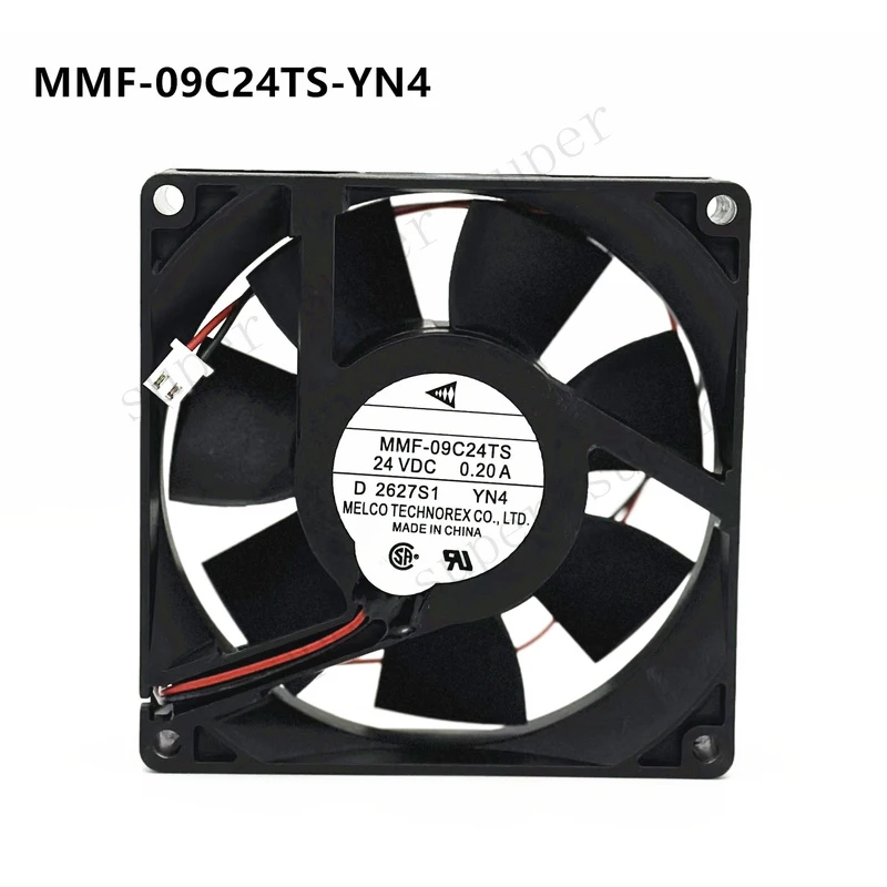 

S+ MMF-09C24TS-YN4 24VDC 0.20A 2 Line Mitsubishi Inverter Cooling Fan 9025