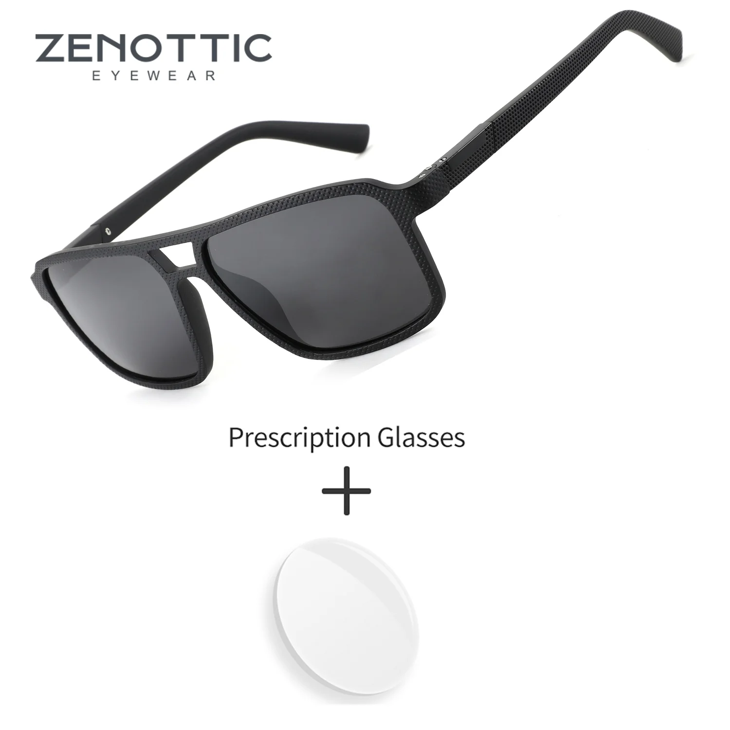 

Солнцезащитные очки ZENOTTIC (размер M) Pilot TR90 UV400 с поляризацией, мужские медицинские очки по рецепту, солнцезащитные очки для вождения