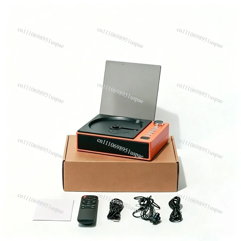 Vintage cd player screen portable speaker album all-in-one player Internet celebrity gift stereo