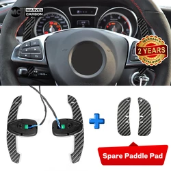 Carbon Fiber Magnetic Paddle Shifters For Mercedes W177 W205 S205 W213 W222 C257 X166 Class: A C E S CLS G W205 S205 S213 W213 X