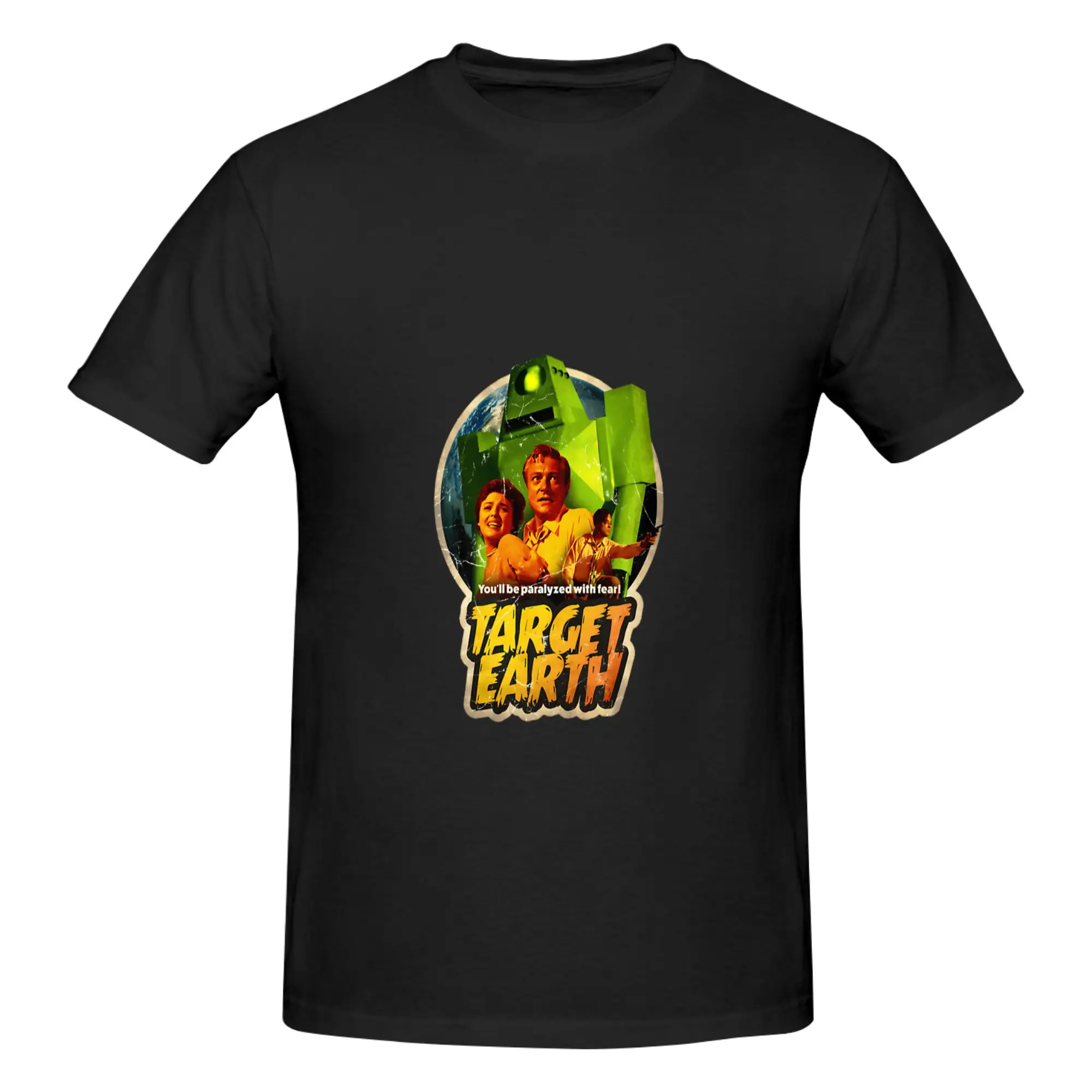 Funny Target Earth (1954) Essential Men's Printed T-Shirt Unisex T shirtMen Shirt