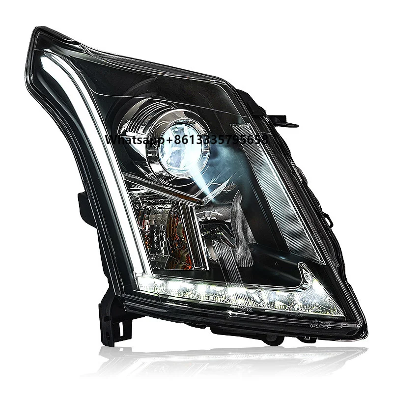 

For 2010-2014 Dirac SRX Modified Daytime Running Light Streamer Turn signal LED Headlight Assembly
