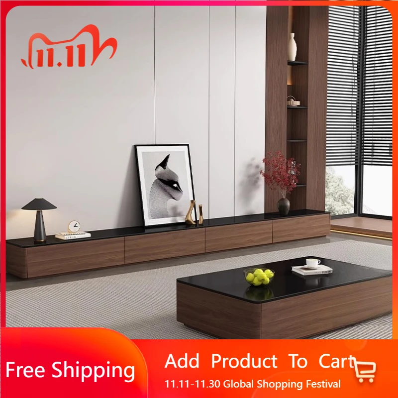 

Wood Minimalist Tv Stands Aesthetic Monitor Designer Speaker Tv Stands Entertainment Storage Muebles Para Tv Trendy Furniture