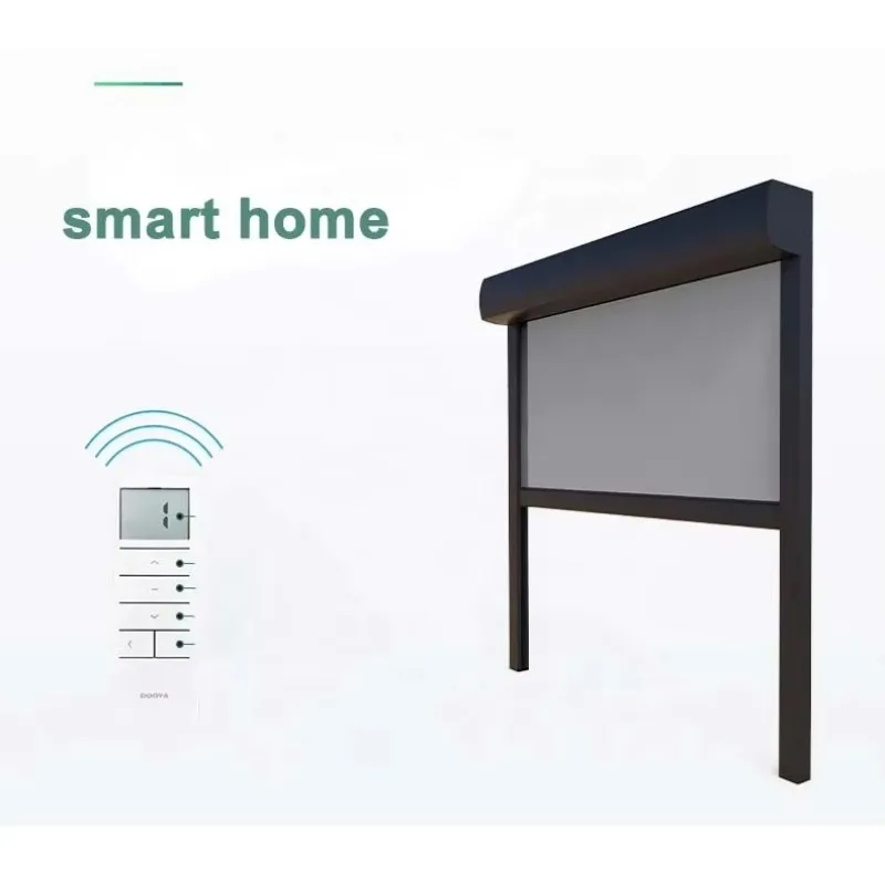 

Motorized PVC Window Shades and Blinds Wind & Water-Proof for Outdoor Balcony Pergola for Outdoor Use