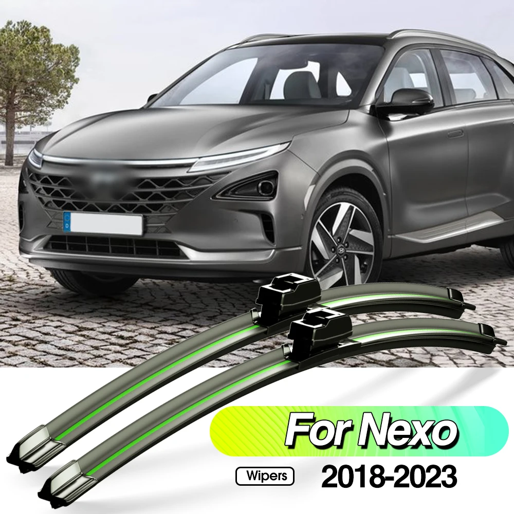 

For Hyundai Nexo 2018-2023 2pcs Front Windshield Wiper Blades Windscreen Window Accessories 2019 2020 2021 2022