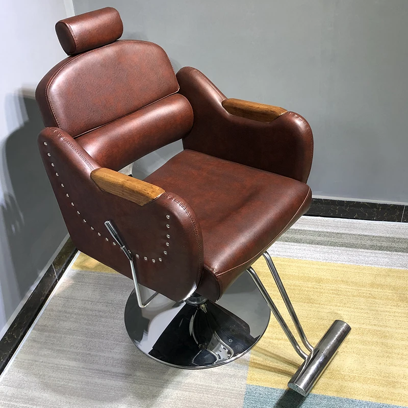 Customizable Barber Chair Vanity Armchair Hairdressing Chair Tattoo Swivel Chair
