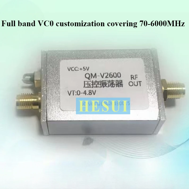 

S-band RF Microwave VCO 2.5-2.7GHz local oscillator source with metal housing