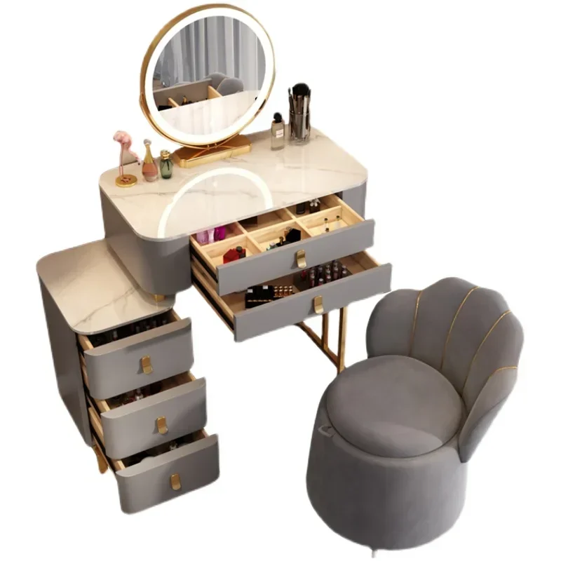 Luxury Designer Dressing Table Rock Slab Modern Simple Dressing Table Cabinet Makeup Penteadeiras De Maquiagem Bedroom Furniture