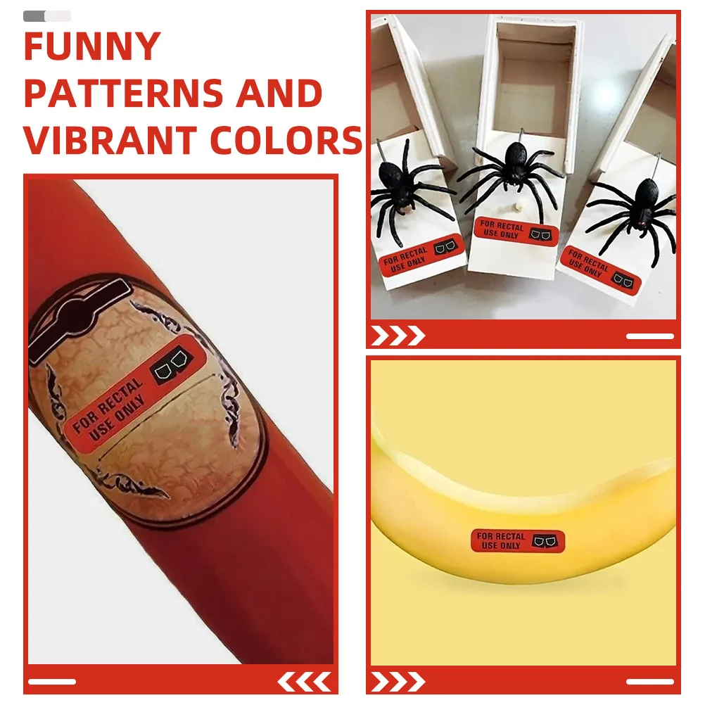 

30 листов, водонепроницаемые наклейки только для ректального использования, забавные наклейки для украшения вечеринки, мужской альбом для ноутбука на Хэллоуин