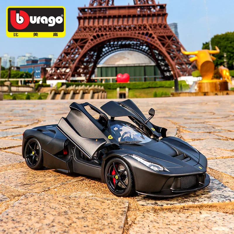 Burago Ferrari 1:18 Car Alloy Car Model Model Ornaments Sports Car Toys Small Proportion Collection Holiday Gifts Wholesale