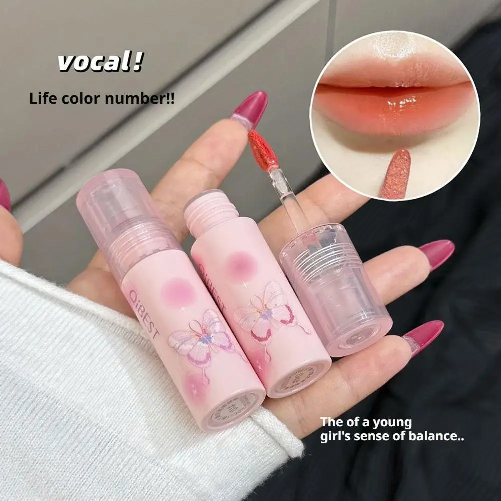 New Sexy Water Light Mirror Lip Glaze Glass Jelly Lips White Tender Korean Lasting Girl Moisturizing Lipcare Lipstick Nourishin