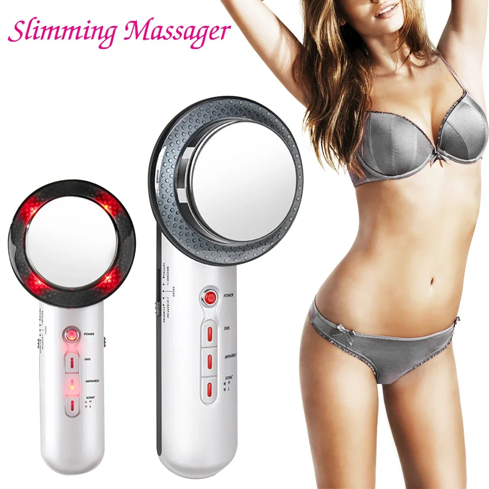 

3 in 1 Ultrasound Face Body Slimming Massage Face Lift Device Fat Burner Machine Weight Loss Tool Cavitation Face Beauty Machine