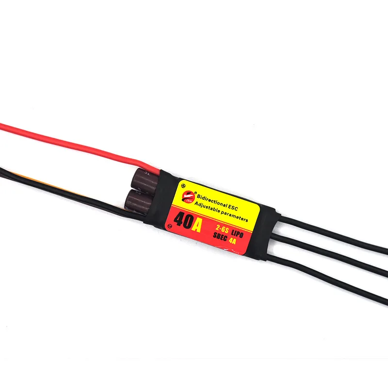 ZMR 12A/20A/30A/40A/50A/60A/80A ESC ajustable bidireccional sin escobillas para coche de Control remoto, hélice subacuática neumática