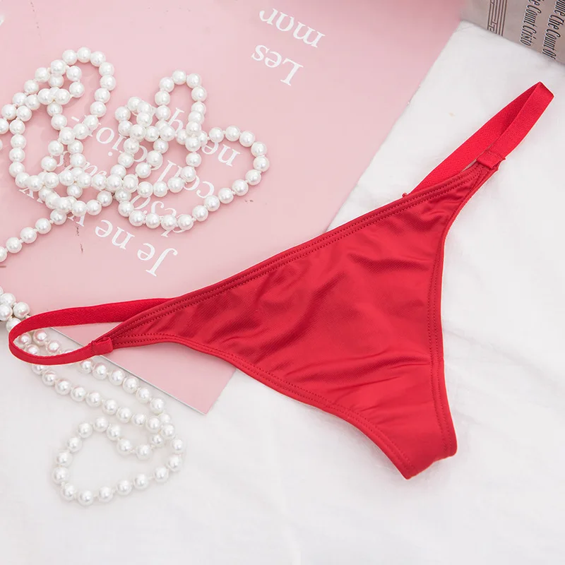 

Женские трусики-стринги с низкой посадкой, дышащие, ультратонкие, с хлопковой ластовицей, удобные для дома, opee Lazada