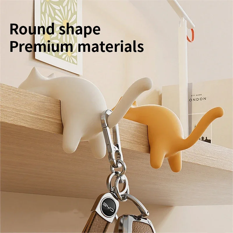 Stylish Multipurpose Desk Edge Hooks Space Saving Hanger Desktop Organizer for Keys Cables Decor Home Office