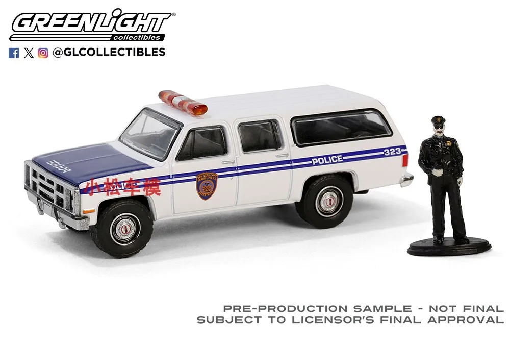 

GREENLIGHT 1:64 1985 GNC SUBUIBAN 2500 с PDICE OBBICEI FIGUIE Коллекция литой сплав модель автомобиля украшение подарок