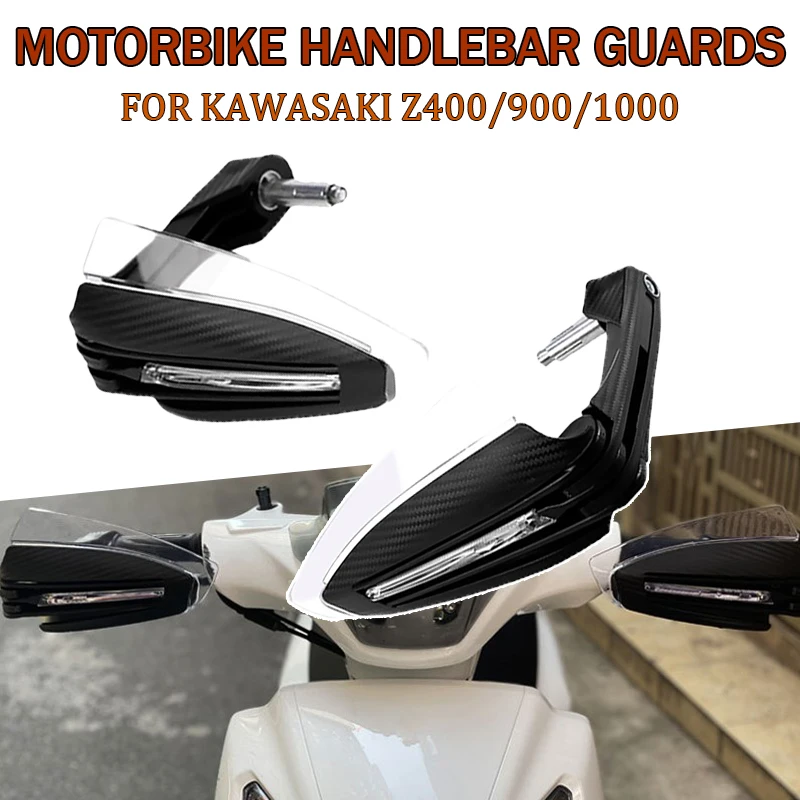 

for Kawasaki Z400 Z900 Z1000 Motorcycle Handler Handlers Cover with Light Waterproof Anti fall And Windproof Protector