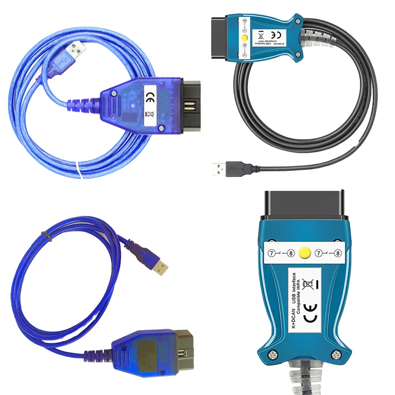INPA الأزرق لسيارات BMW: K+CAN FT232RL مع مفتاح - كابل برمجة وتشخيص لسيارات BMW #4