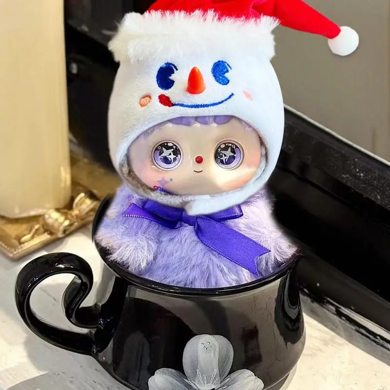 Christmas Doll Clothing Christmas Series Winter Plush Doll Costume Stuffed Animal Dress Up Set Collectible Doll Accessories For