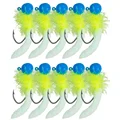 Blue Head 10PCS