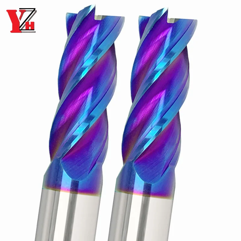 

Carbide End Mill HRC65 4 Flute CNC Tungsten Machine Cutter Tool Square Router Bit 2mm 4mm 6mm 8mm 10mm 12mm 14mm 16mm 18mm 20mm