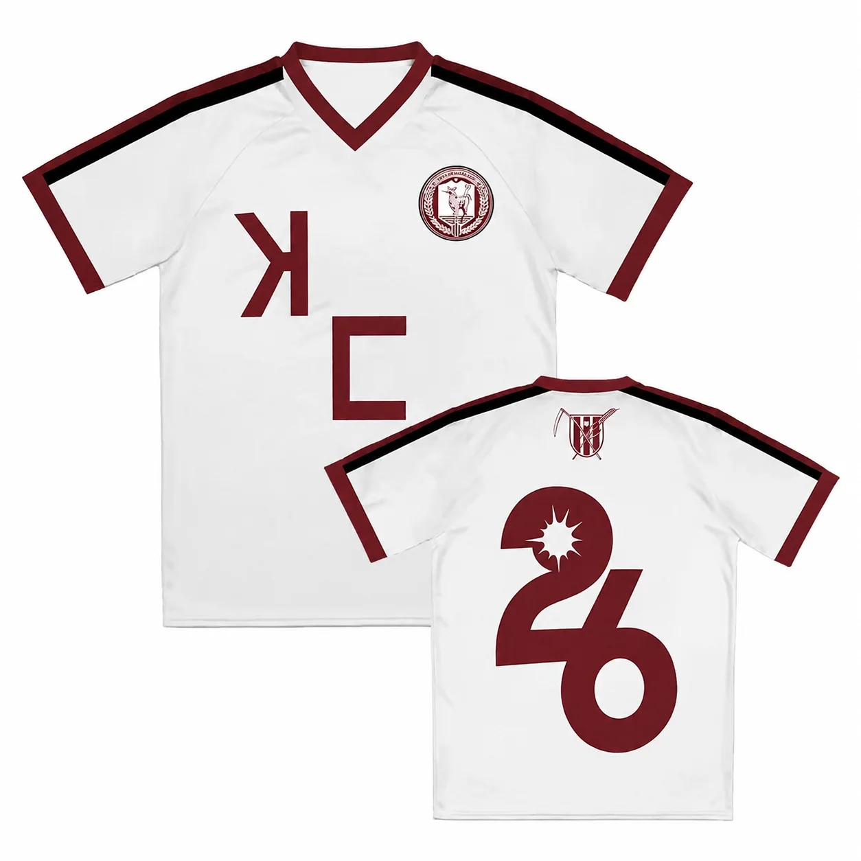 The Black Parade Tour Fußballtrikot T-Shirt My Chemical Romance Grafik Kurzarm Unisex Streetwear Mode-T-Shirts für Männer – Detail 2