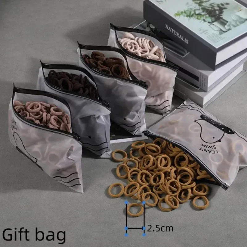 100/200 шт., Детские эластичные резинки для девочек