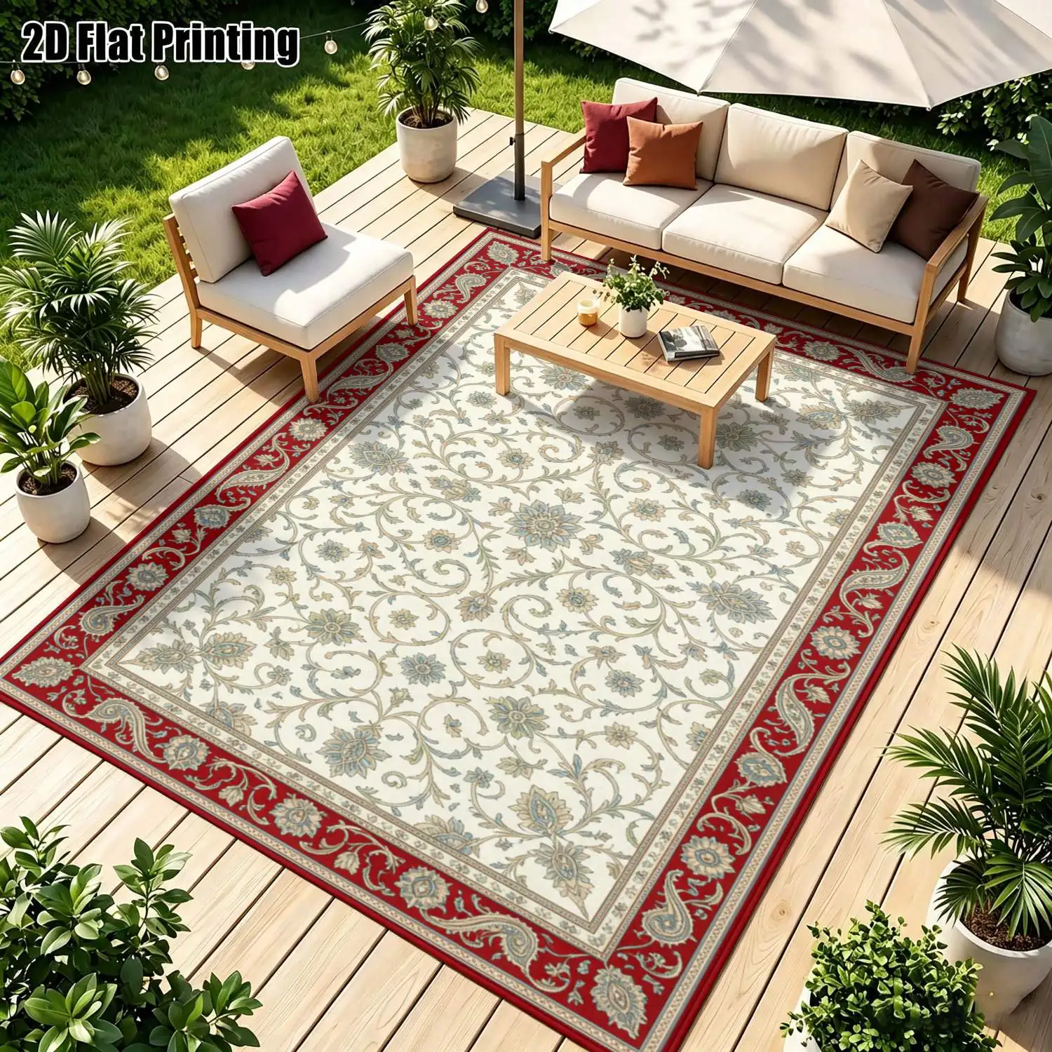 Luxury Retro European Style Carpet for Home