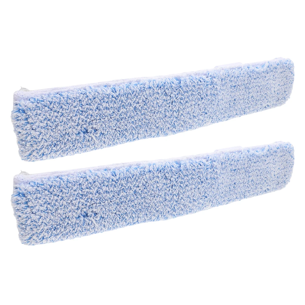

2 Pcs Water Applicator Replacement Head Mops Commercial Cleaning Refills Pad Microfiber Windows Pads Cloth Microfibre
