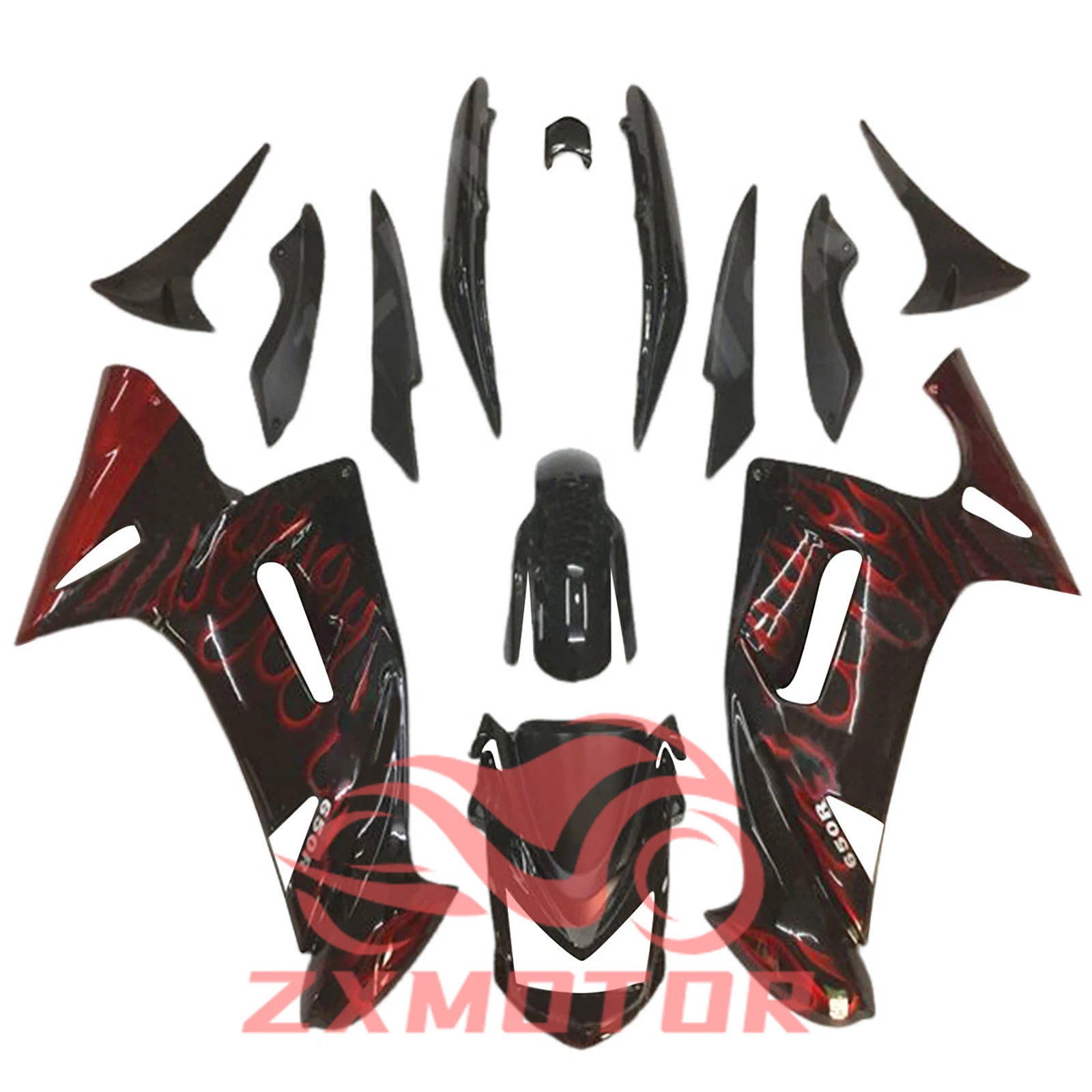 For Kawasaki Ninja650 2006 2007 2008 Best Unique Fairing Kit ER-6F 06 07 08 Motorcycle Injection Customizable Fairings Set New