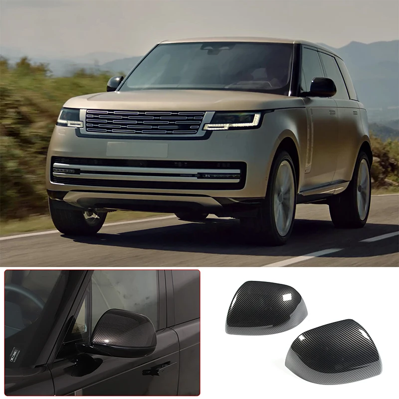 

For Land Rover Range Rover Sport For Range Rover Vogue L460 2023 ABS Matt black Car Rearview mirrors cover Trim Car Accessories