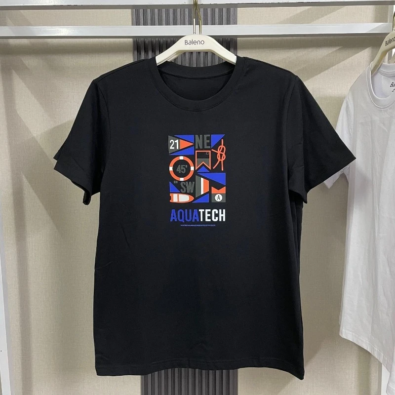 

2025 Summer Fashion Loose pure cotton trendy printed men's and women's short-sleeved T-shirt tops